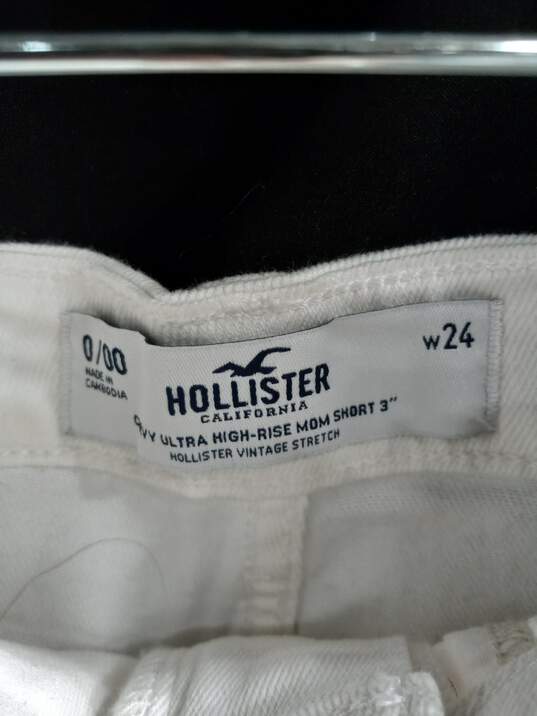 Hollister Women's White Shorts Size W24 W/Tags image number 4