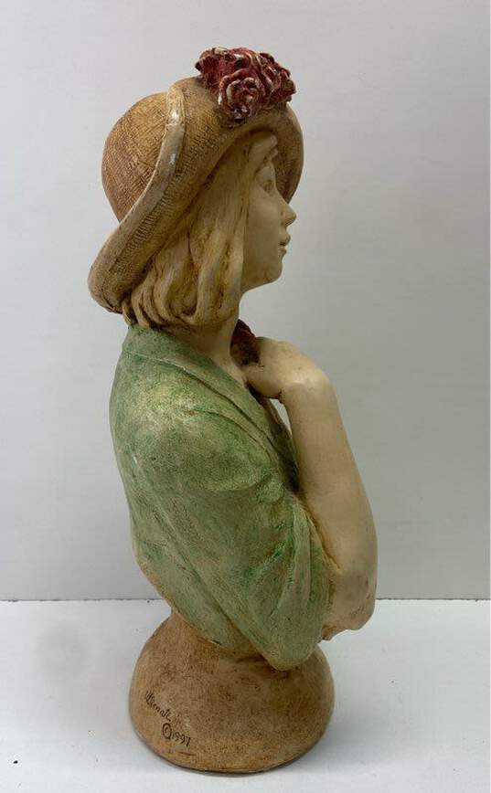 Trace Guthrie Ultimate 18 inch Tall Statue Vintage 1990's Woman's Bust Signed image number 5