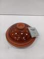 BROWN DESIGNS FROM EARTH EARTHENWARE STEAMER W/ LID image number 1