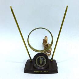 VNTG Rembrandt Brand Rabbit-Ear Style Television Antenna w/ Attached Cable