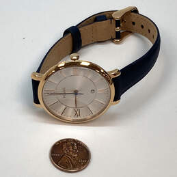 Designer Fossil ES-3843 Black Adjustable Strap Round Dial Analog Wristwatch alternative image