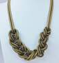 JCrew Gold Tone Necklaces & & Bracelet w/ Dust Bag 207.2g image number 4