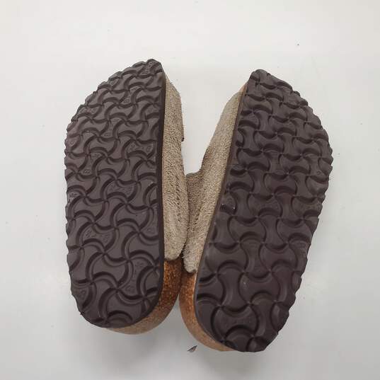 Birkenstock Women's Arizona Taupe Leather Slide Sandals Size 35 EU/5 US image number 5