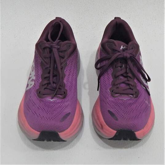 Hoka One One Bondi 8 Purple Women's Shoes Size 10