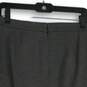 J. Crew Womens Gray Flat Front Back Zip Knee Length Straight & Pencil Skirt Sz 2 image number 4