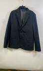 NWT Claiborne Womens Gray Single Breasted Pockets Notch Lapel Sport Coat Size 42 image number 1