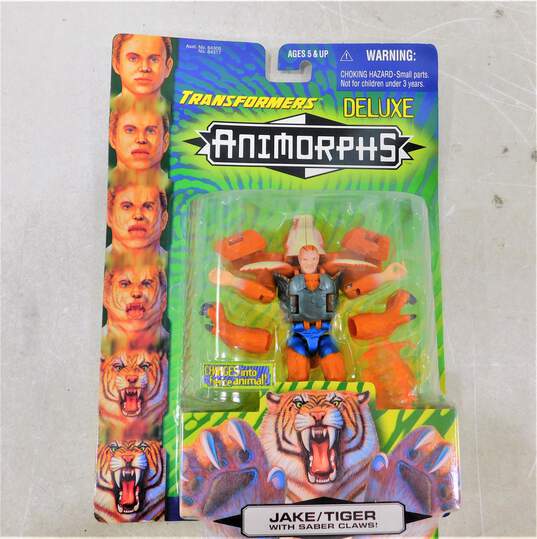 Hasbro Animorphs Transformers Deluxe Jake/Tiger Action Figure IOB image number 1