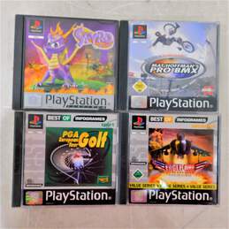 4 PlayStation games PAL version