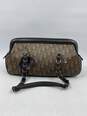 Authentic Christian Dior Brown PVC Trotter Romantic Handbag image number 1