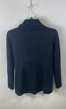 Helmut Lang Womens Black Wool Long Sleeves Full Zip Cardigan Sweater Size Small alternative image