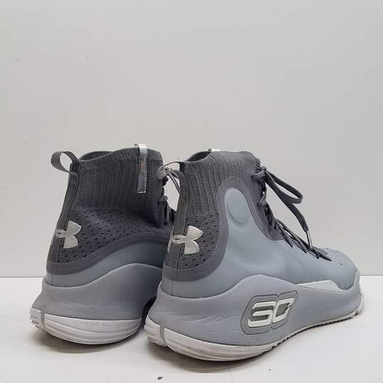 Buy the Under Armor Curry 4 More Buckets Grey Men's Size 13