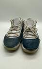 Authentic Nike Air Jordan 11 Retro Low 2019 Navy Snakeskin White Shoe M 10.5 image number 2