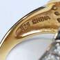 Ross - Simons Gold Over Melee Diamond Spinel Sz 6 Ring 8.2g image number 6