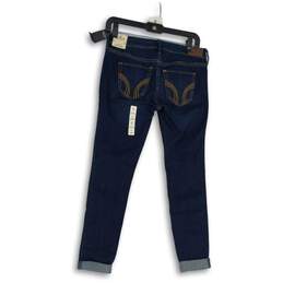 NWT Hollister Womens Blue Denim Dark Wash Low Rise Super Skinny Jeans Size 27X28 alternative image