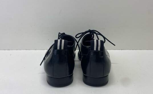 Rag & Bone Leather Audrey Lace Up Flats Black 8.5 image number 4