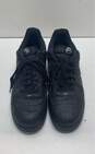 Nike Air Force 1 Leather Croc Embossed Sneakers Black 12 image number 2