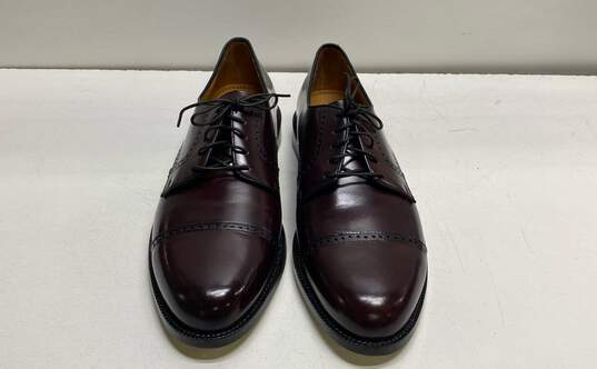 Cole Haan Burgundy Red Leather Cap Toe Oxford Dress Shoes Men's 11M image number 5