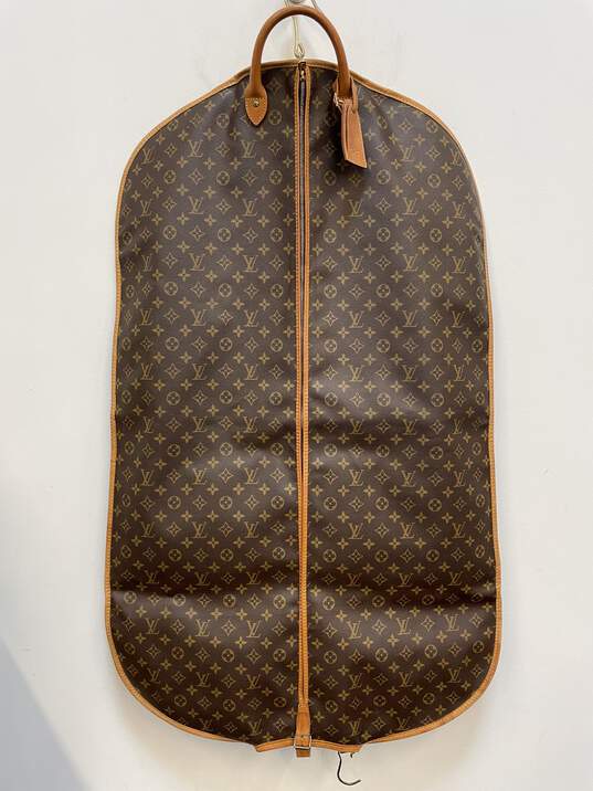 Buy the Authentic Louis Vuitton LV Monogram Brown Travel Garment