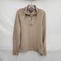 Patagonia MN's Light Brown Cashmere Blend Half Zip Pullover Size M image number 1