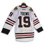 Reebok Mens White Chicago Blackhawks Jonathan Toews #19 NHL Jersey Size 52 image number 2