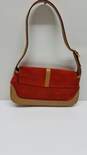 Authenticated Vintage Gucci Jackie Orange Suede Leather Shoulder Bag image number 6