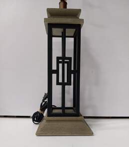 Vintage Mid Century Art Deco Cage Style Lamp alternative image