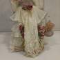 Vintage Victorian Themed Porcelain Doll w/Stand image number 4