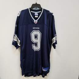 Mens Navy Blue Dallas Cowboys Tony Romo #9 Pullover Football NFL Size XL