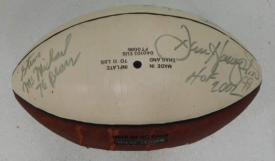 Buy the Chicago Bears Signed Football HOF Hampton HOF Van Horn McMichael  Gayle