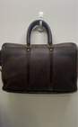Vintage Cole Haan Brown Leather Briefcase image number 2