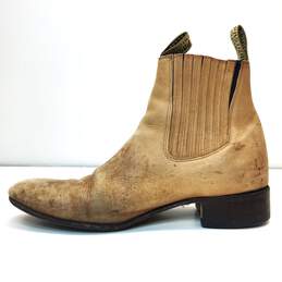 Botines Pastizal Men's Boots Beige Size 10.5 alternative image