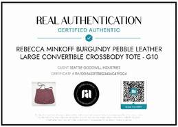 AUTHENTICATED REBECCA MINKOFF 'REGAN' CONVERTIBLE CROSSBODY BAG alternative image