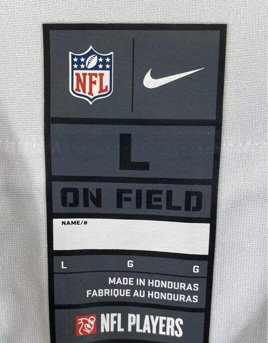 Nike NFL Falcons Jones #11 White Jersey - Size Large image number 3