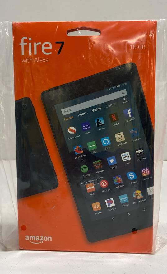 Amazon Fire 7 (9th Gen) Black 16GB (Sealed) image number 1