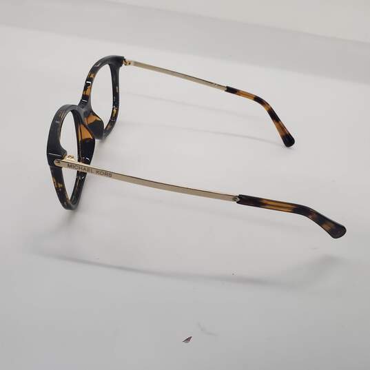 Michael Kors Oslo Brown Tort Rectangular Eyeglass Frames MK4061U (No Lenses) image number 3