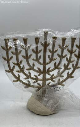Jewish Menorah Candle Holder