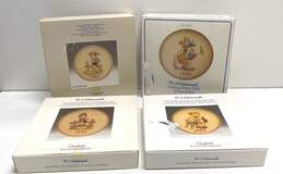 M.J. Hummel Annual Plates Set of 4 Goebel Collector Wall Art Plates