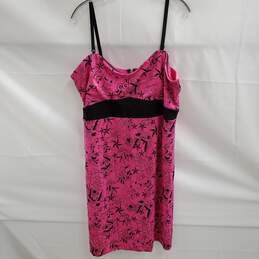 Torrid x Betsey Johnson Pink/Black Sleeveless Dress Size 22