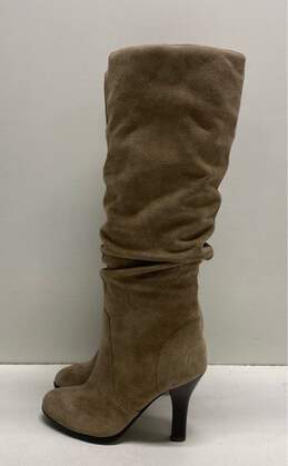 Sofft Suede Slouchy Calf High Boots Taupe 6