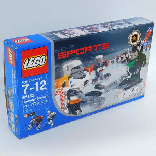 LEGO Sports 65182 NHL Slammer Stadium IOB w/ Manuals, Sticker Sheets & Ice Rink image number 2