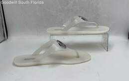 Michael Kors Womens White Plastic Sandals Size 7M alternative image