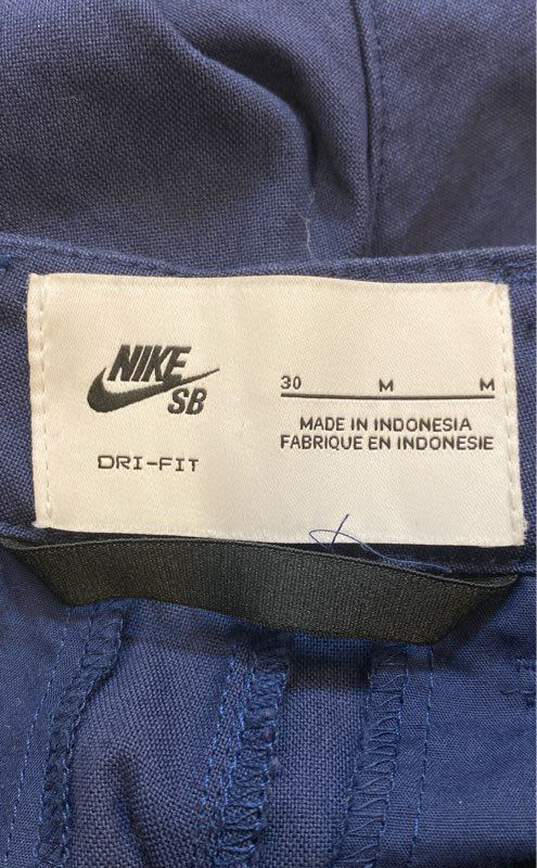 Nike Mens Blue SB Dri-Fit Slash Pockets Mid-Rise Straight-Leg Dress Pant Size 30 image number 6