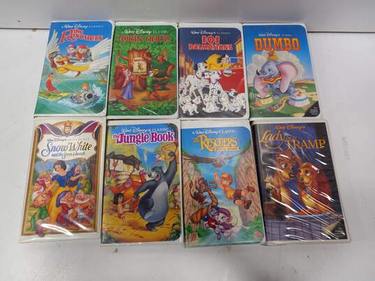 Bundle of 8 Disney VHS Tapes image number 1