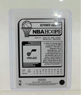 2023-24 Keyonte George NBA Hoops Rookie Utah Jazz alternative image