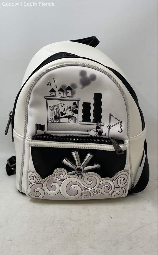 Loungefly And Disney Steamboat Mickey Comic Mini Backpack image number 1