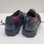 John Fluevog Black & Red Vintage Leather Derby Shoe image number 3
