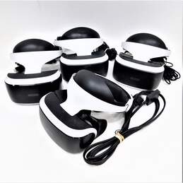Sony PlayStation PS Virtual Reality Headsets Lot of 4 UNTESTED