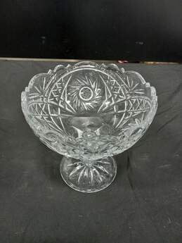 Crystal Footed Compote Bowl
