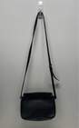 Kate Spade Suede Leather Flap Crossbody Black image number 2