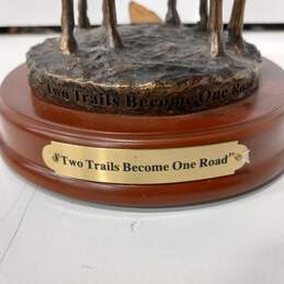 Rare Montana Silversmith "Two Trails Become One Road" Sculpture alternative image
